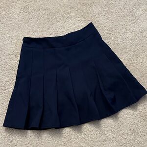 Chic Navy pleated Skirt